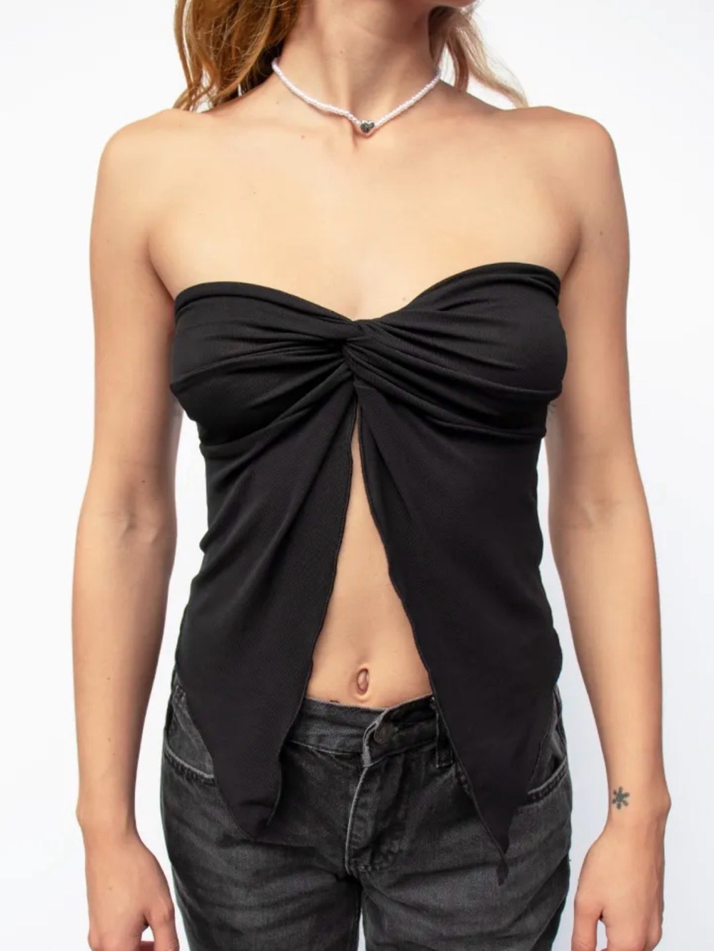 Subdued Knot Top with Opening